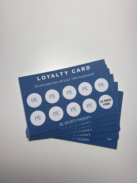 Custom Printed Loyalty Cards – Matte & Gloss Options (Pack of 50)