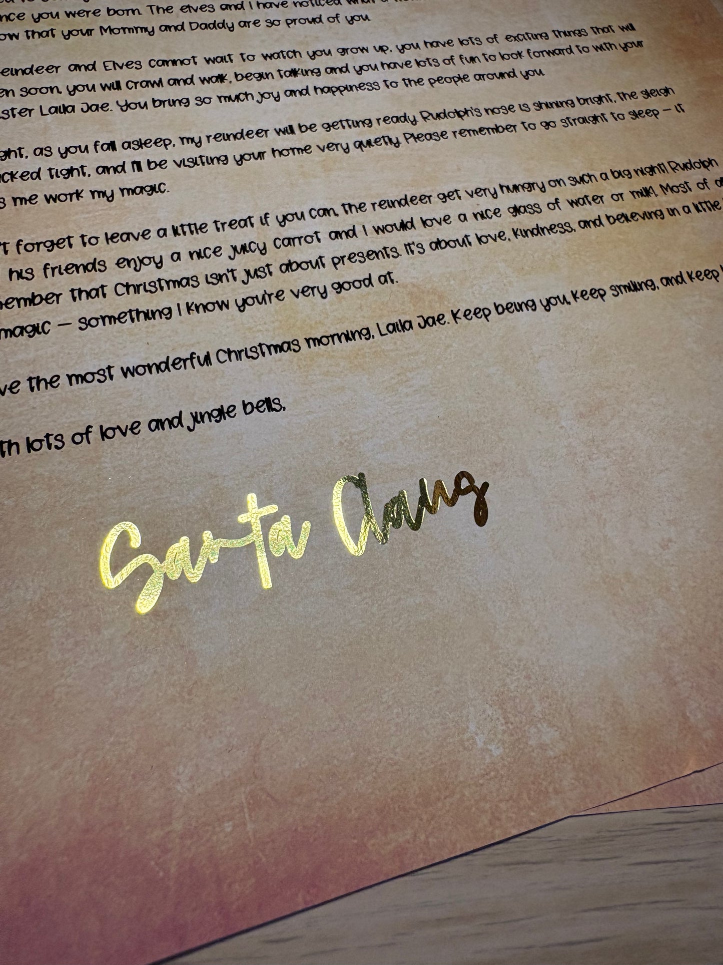 Personalised Letter from Santa Claus for Children