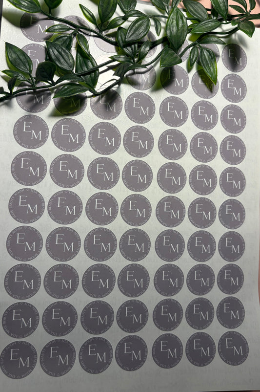 Custom Branded Gloss Stickers – Any Size | Premium Glossy